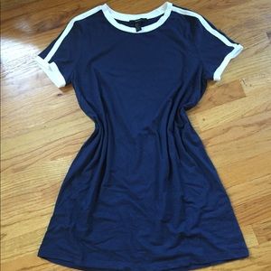 Navy blue T-shirt dress